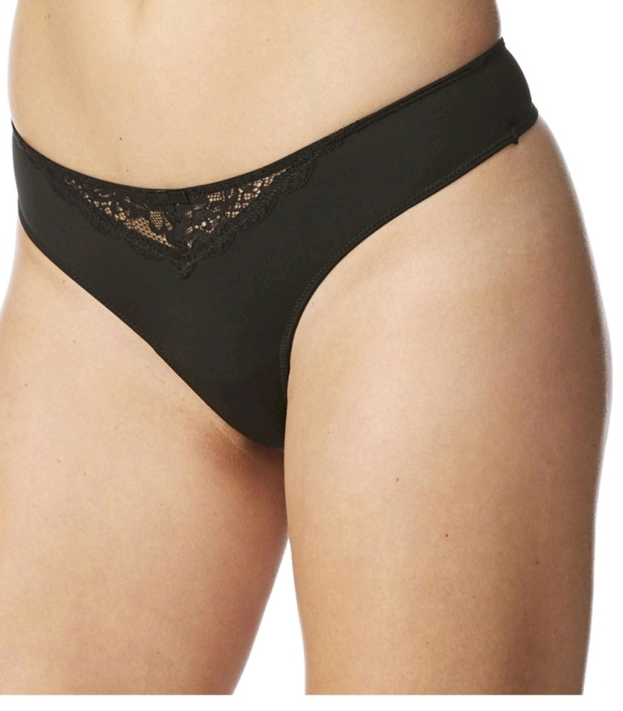❤ 2 for $16 Thong 3Pk Women's Micro Gripper Panties - Picture 2 of 4